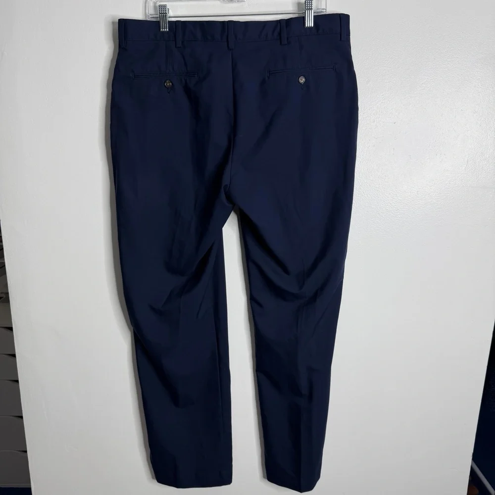 Polo Ralph Lauren Men's Navy Active Performance Pant 36 x 32 Gold Casual Preppy‎